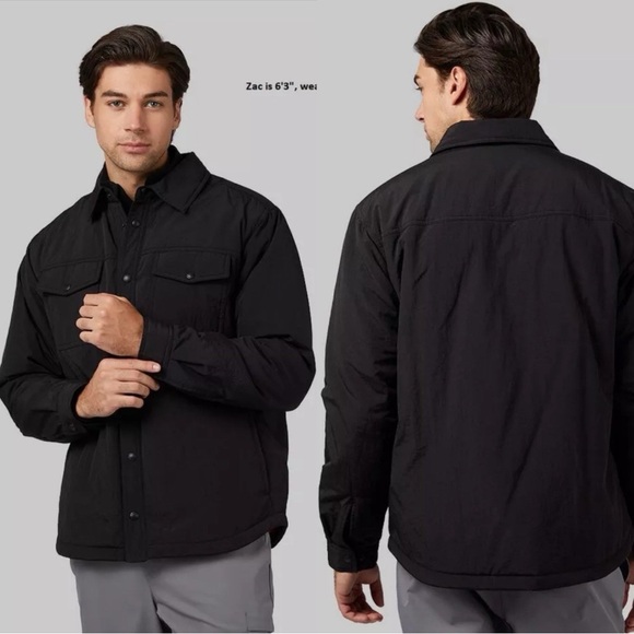 32 Degrees Other - 32 Degrees Heat Commuter Tech Fleece-Lined Shirt Jacket